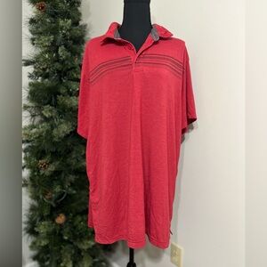 George Men's Polo Shirt in Red